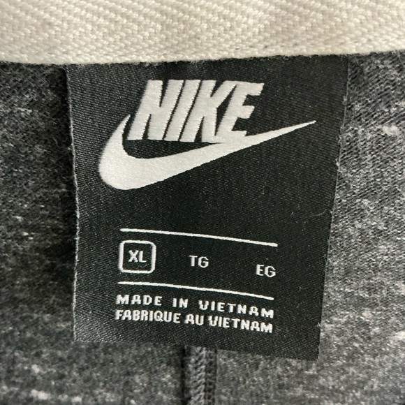 Nike  Girl Charcoal Zip-Up Hoodie - Picture 4 of 9